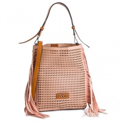 Torebka Damska Klasyczna Frędzle Nobo Różowa G2410-C004