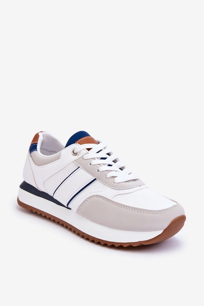 Męskie Buty Sportowe Białe Scotty