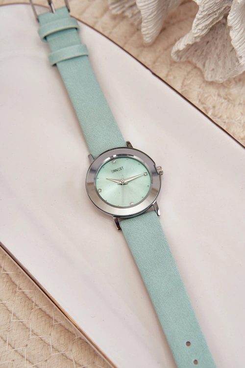 Zegarek Damski Z Miętowym Paskiem Ernest E62035L