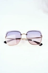 Okulary Przeciwsłoneczne Prius PRE-34 Złote Różowe Granat Gradient