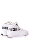 Trampki Męskie Big Star Wysokie Białe EE174340