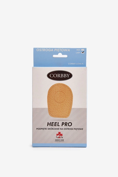 CORBBY HEEL PRO Skórzane Podpiętki na ostrogi piętowe