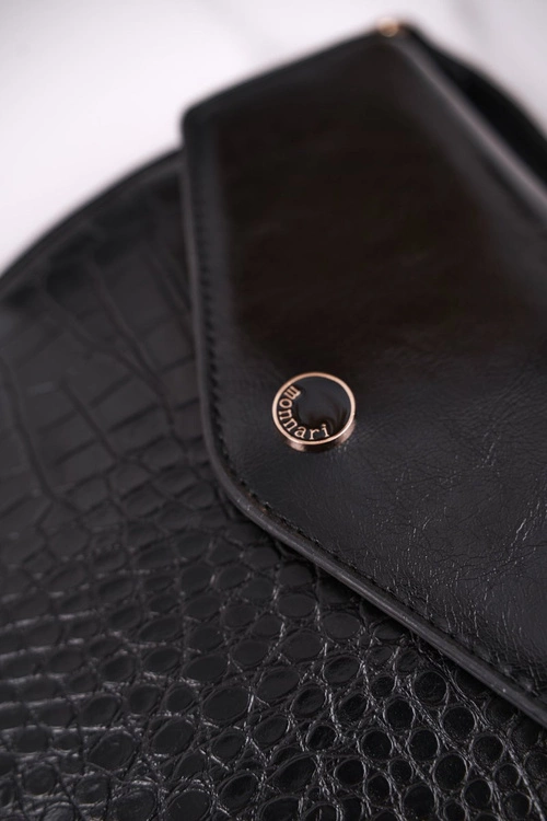 Torebka Listonoszka MONNARI BAG5710-020 Czarna Print Zwierzęcy