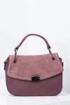 Bordowa Torebka Damska Kuferek