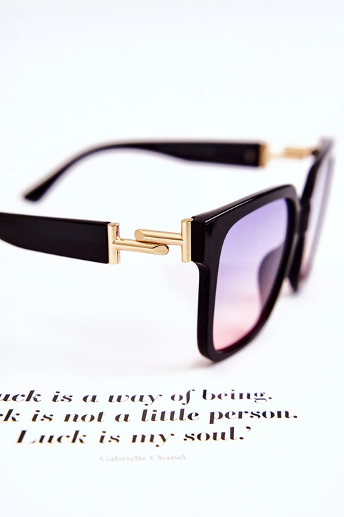 Damskie Okulary Przeciwsłoneczne Ombre V120026 Czarne