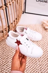 Dziecięce Skórzane Trampki Z Gwiazdą BIG STAR DD374102 Białe