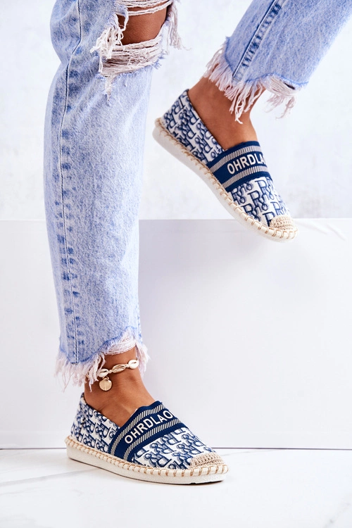 Klasyczne Espadryle Niebieskie Warm Time