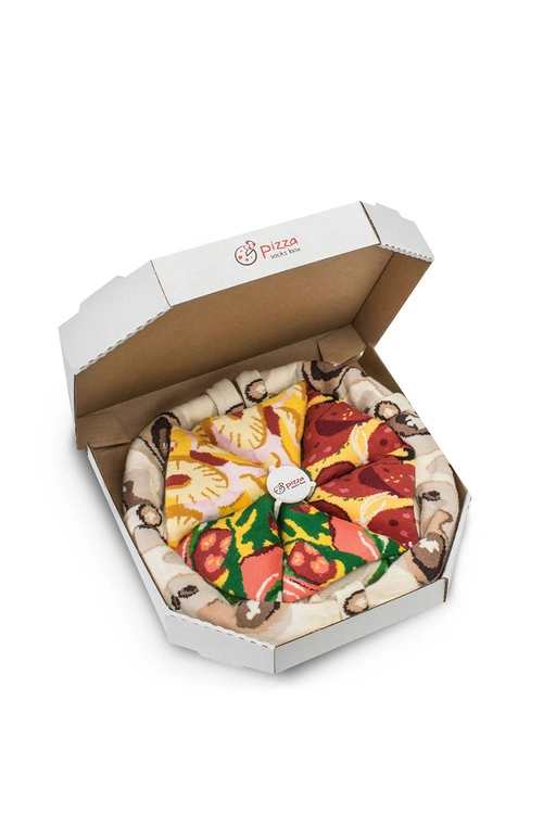 Zestaw Skarpetki Rainbow Socks Pizza & Piwo 5 Par