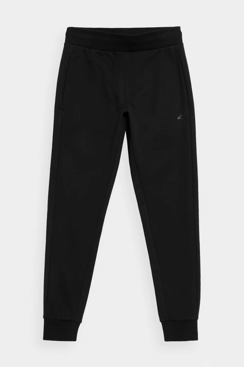 Męskie Spodnie Dresowe Joggery 4FWMM00TTROM0942-20S Czarne