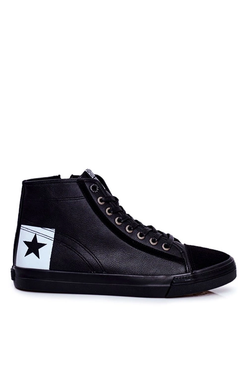 Trampki Męskie Big Star Czarne EE174066