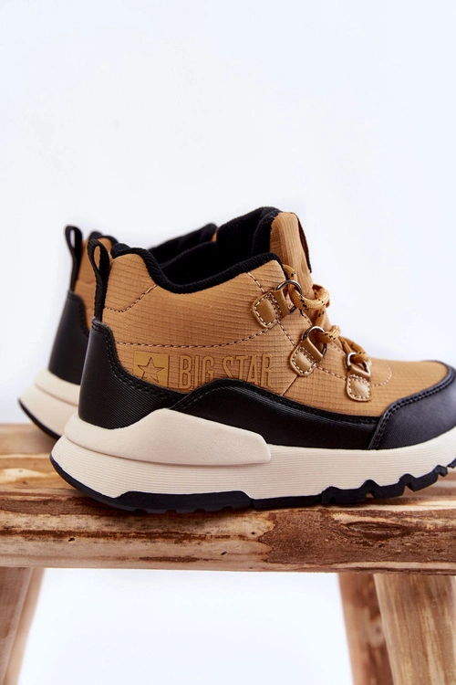 Dziecięce Botki Memory Foam Big Star KK374118 Camel