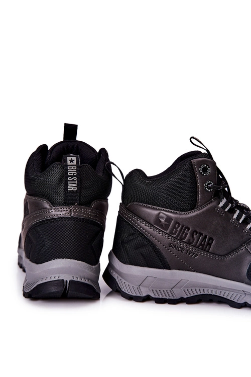 Wysokie Sportowe Buty Big Star II174176 Czarne