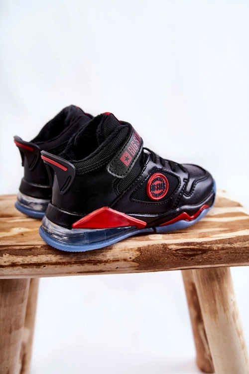 Dziecięce Ocieplane Buty Sportowe Big Star KK374095 Czarne