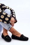 Damskie Zamszowe Mokasyny Czarne Si Passione