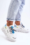 Wsuwane Modne Sneakersy Białe Evolution