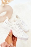 Trampki Ażurowe Big Star JJ374012 Białe
