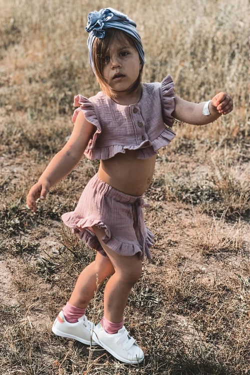 Dziecięce Tenisówki Na Rzepy Biało-Tęczowe Cute Girl