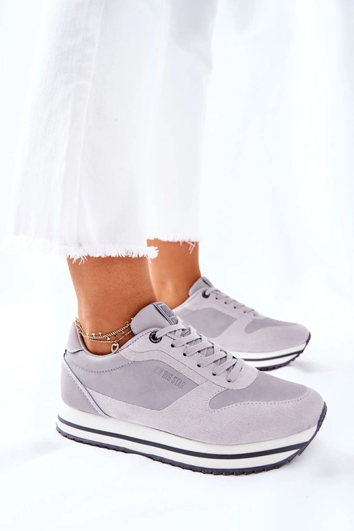 Sportowe Buty Memory Foam Big Star II274219 Szare