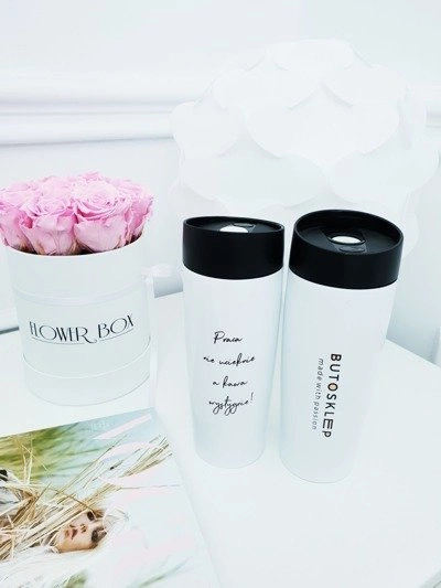 Kubek Termiczny 350ml Praca nie ucieknie...