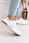 Damskie Sportowe Buty Sneakersy Biało-Złote Last Minute