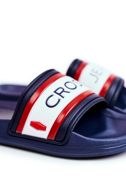 Klapki Męskie Cross Jeans Granatowe FF1R4092