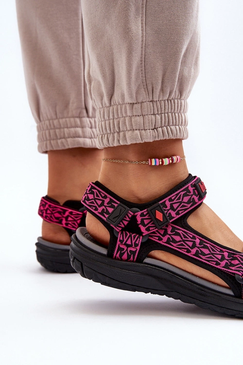 Damskie Sandały Lee Cooper LCW-24-34-2608 Fuksja