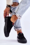 Niskie Damskie Trampki Na Platformie Lee Cooper LCW-23-44-1652L Czarne