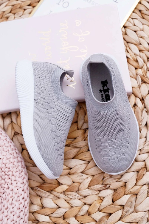 Obuwie Sportowe Dziecięce Młodzieżowe Szare Lambi