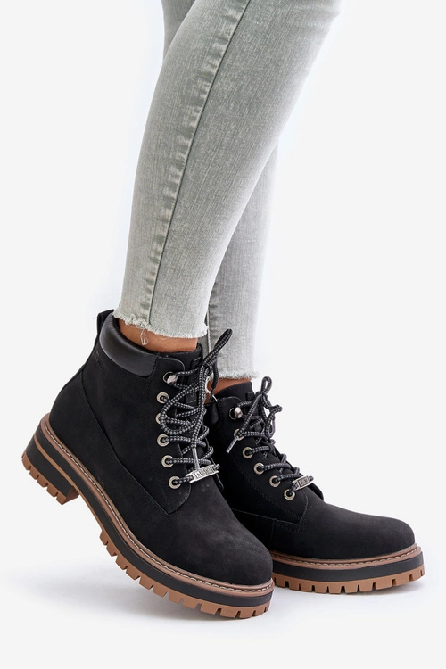 Trapery Damskie Ocieplane Big Star OO274A290 Czarne