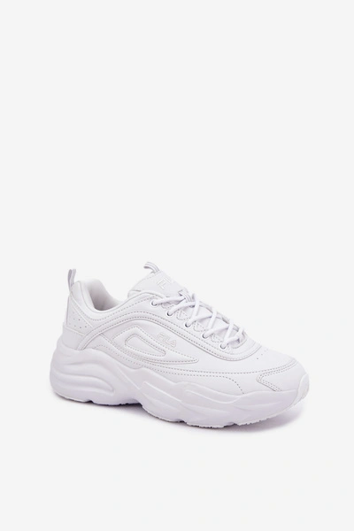 Sneakersy Na Platformie Damskie FILA SKYE FFW0586.13033 Białe