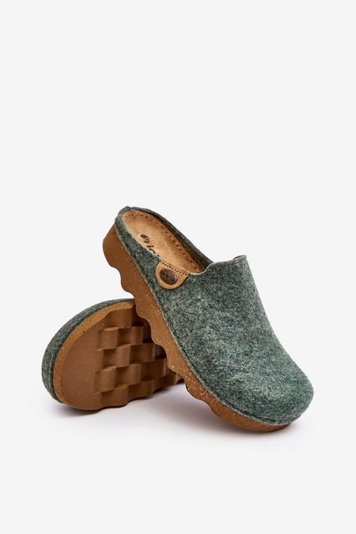 Obuwie Domowe Kapcie Damskie Profilaktyczne Inblu DK000011 Zielone