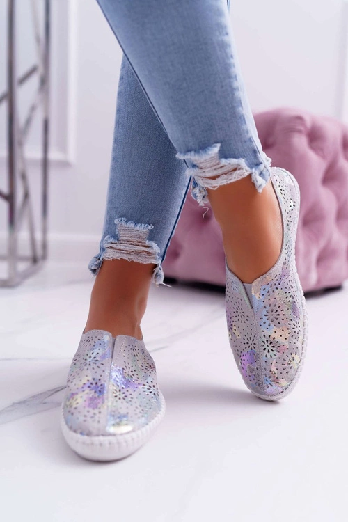 Damskie Tenisówki Szare Comfort Munda