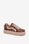 Sneakersy Damskie Na Platformie Panterka Tellnira