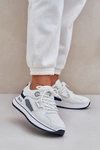 Buty Sportowe Sneakersy Damskie Big Star NN274A103 HI-POLY SYSTEM Biało-Granatowe