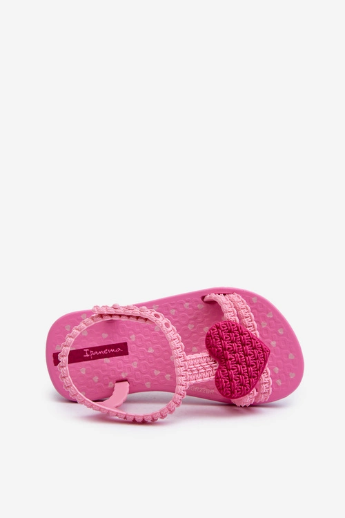 Sandałki Dziecięce Z Sercem 81997 Ipanema My First Baby Różowe