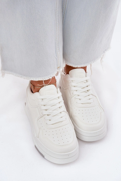 Niskie Sneakersy Damskie Big Star RR274A310 HI-POLY SYSTEM Białe