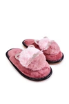 Dziecięce Papcie Z Kotkiem I Cyrkoniami Ciemnoróżowe Carliss
