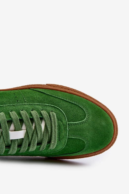 Trampki Męskie Zamszowe Big Star NN174188 Zielone