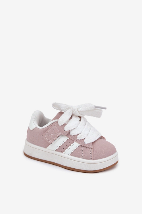 Buty Sportowe Sneakersy Dziecięce Różowe Zerisa