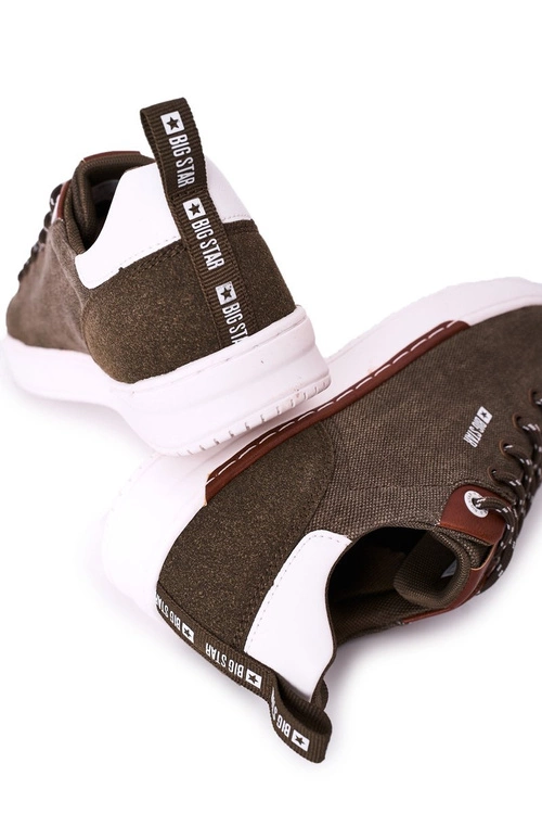 Męskie Tenisówki Big Star HH174160 Khaki