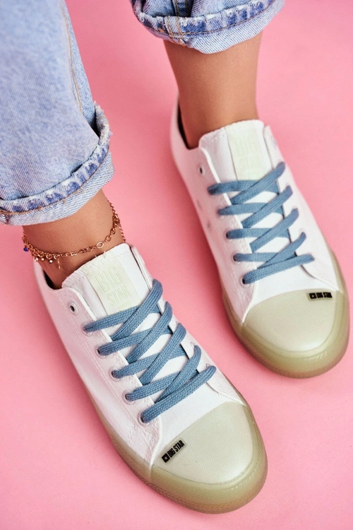 Trampki Z Przezroczystą Podeszwą Big Star FF274256 Białe