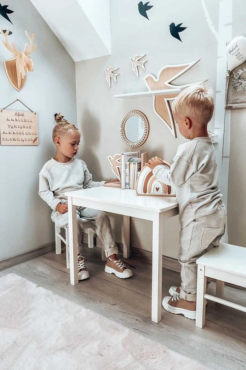 Dziecięce Trampki Na Platformie Beżowe Travel Time