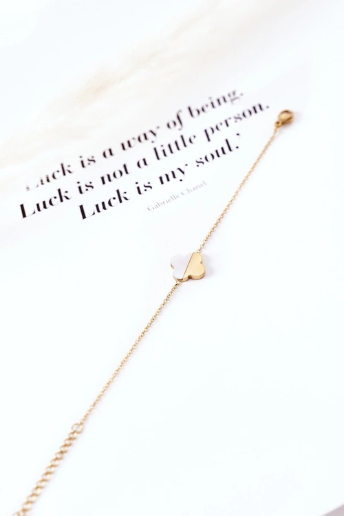 Bransoletka Na Łańcuszku Z Koniczyną Złota