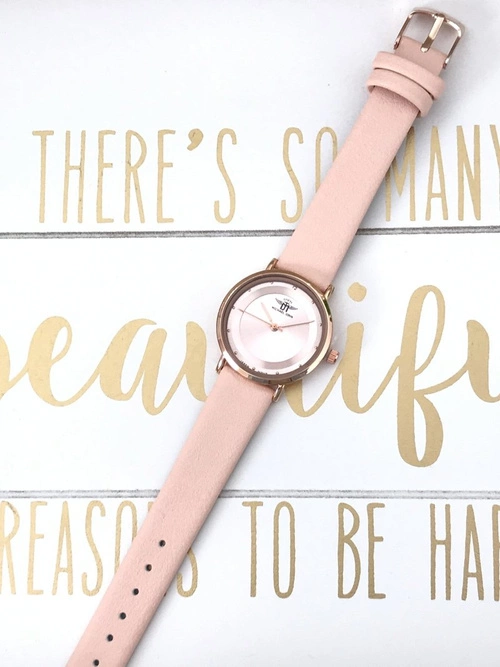 Damski Zegarek Michael John Paule Różowy