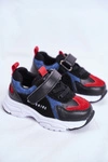 Sportowe Buty Dziecięce Czarno Granatowe ABCKIDS B932104063
