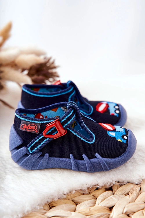 Buty Papcie Befado Betoniarka 110P385 Granatowe