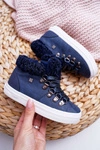 Trzewiki Dziecięce Chłopięce Dziewczęce Big Star Granatowe EE374018