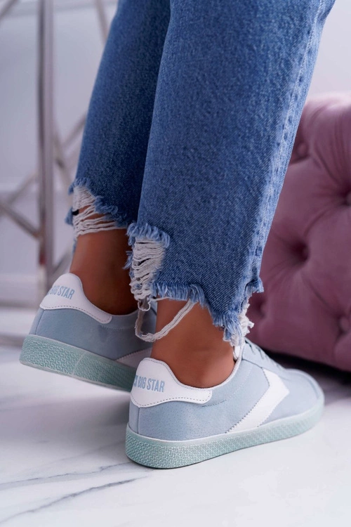 Obuwie Sportowe Damskie Big Star Błękitne DD274301