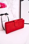 Duży Portfel Damski Z Dodatkową Portmonetką I Frędzlami Czerwony