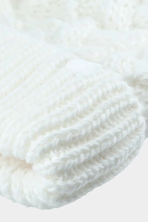 Dziewczęca Zimowa Czapka 4F 4FJWAW24ACAPF421-11S Biała